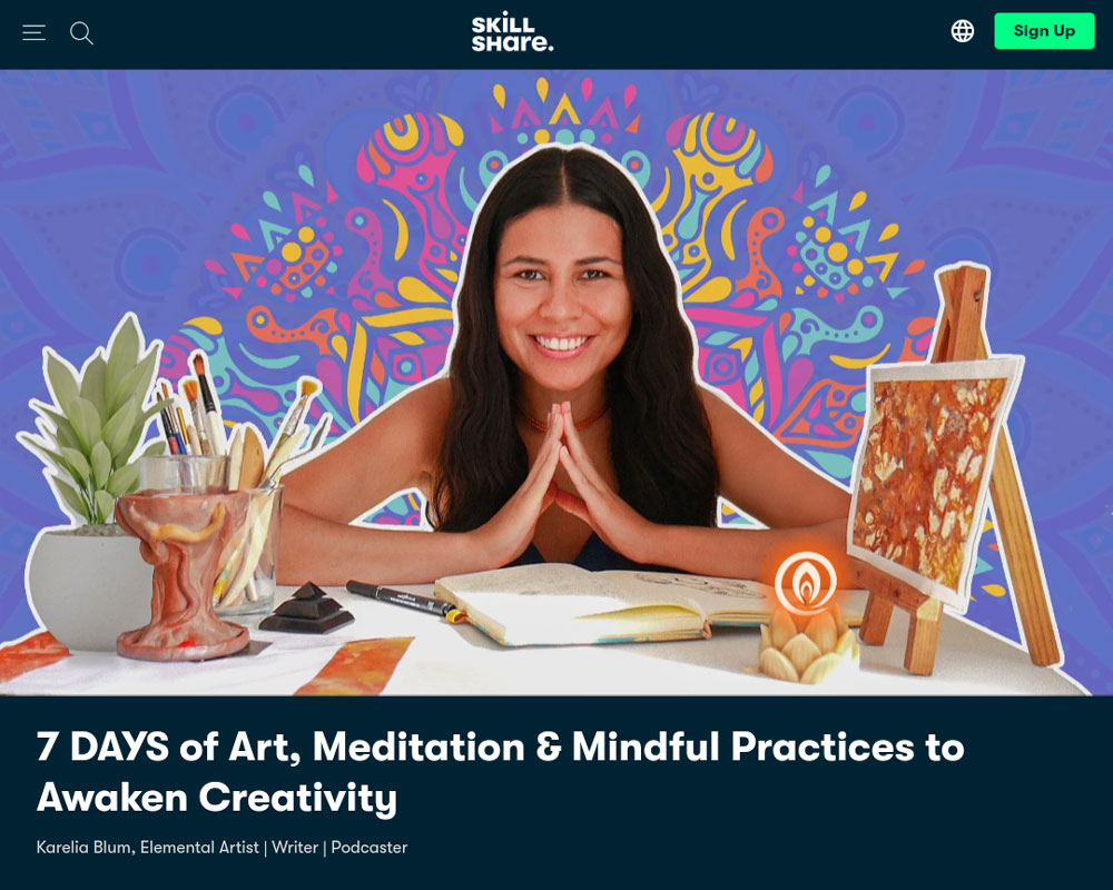 Meditation and mindful practices to awaken creativity