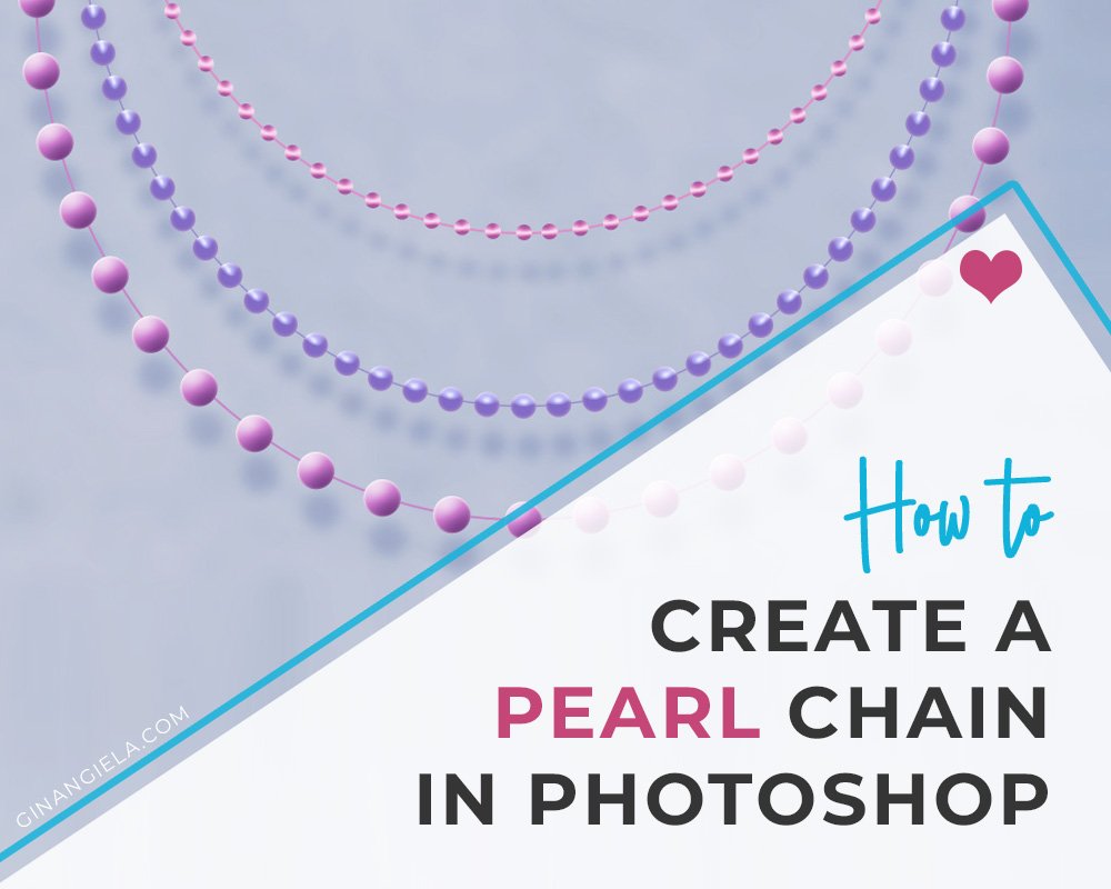 How to create a pearl chain in Photoshop