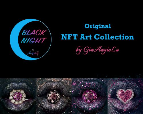 NFT Art Collection: ‘BLACK NIGHT’ On OpenSea (Created With ♥)