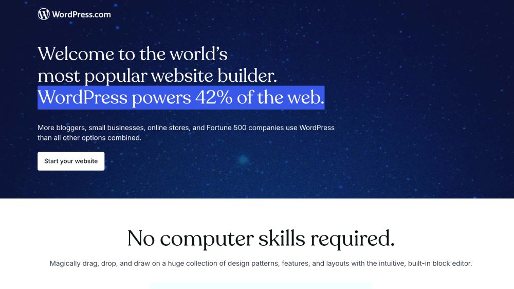 WordPress.com website builder