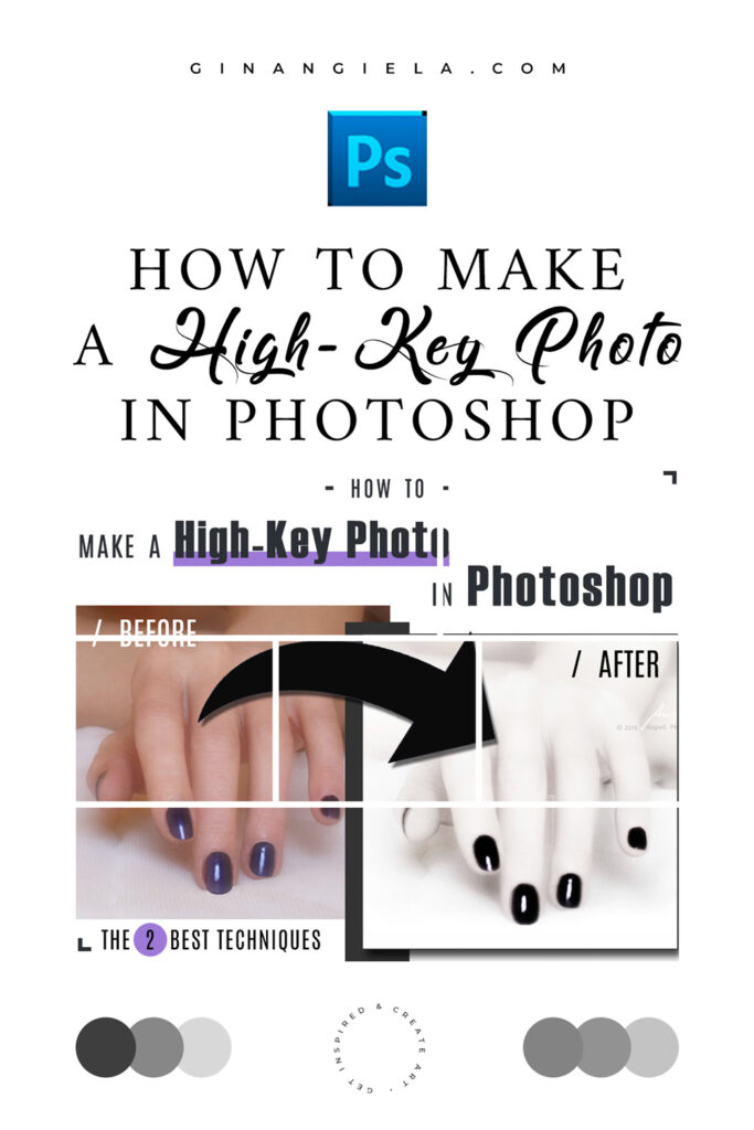 How to make a high-key photo in Photoshop