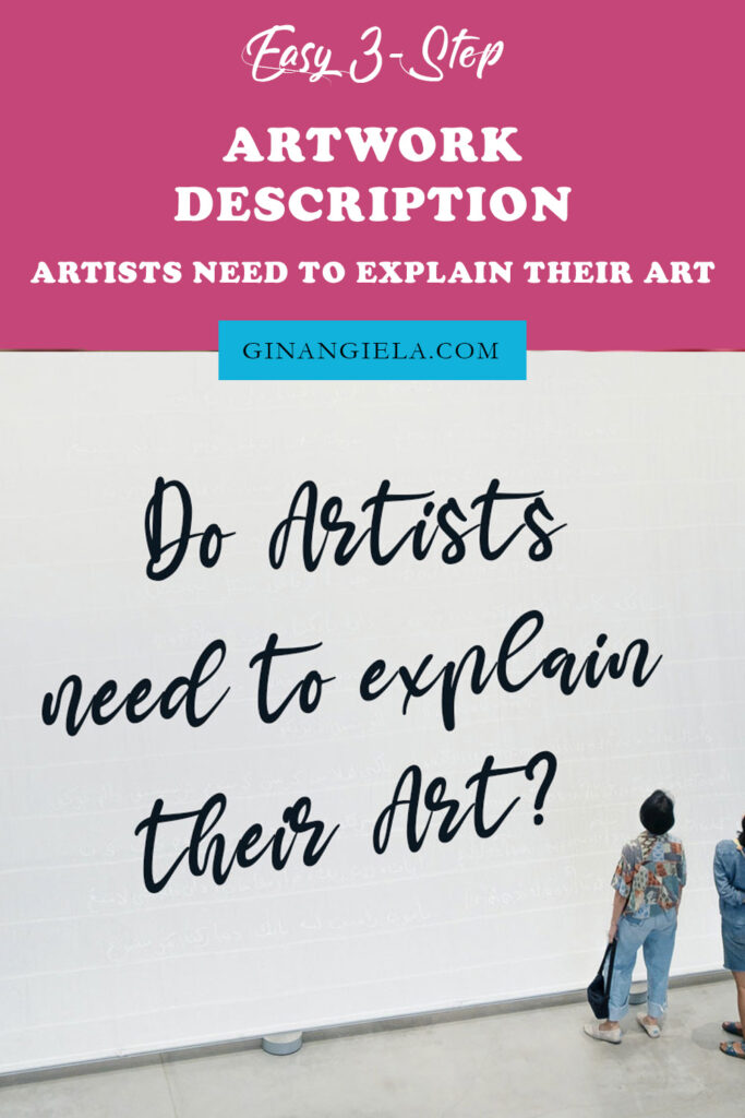 Do artists need to explain their art