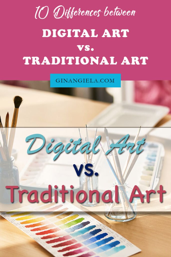 How is digital art different from traditional art
