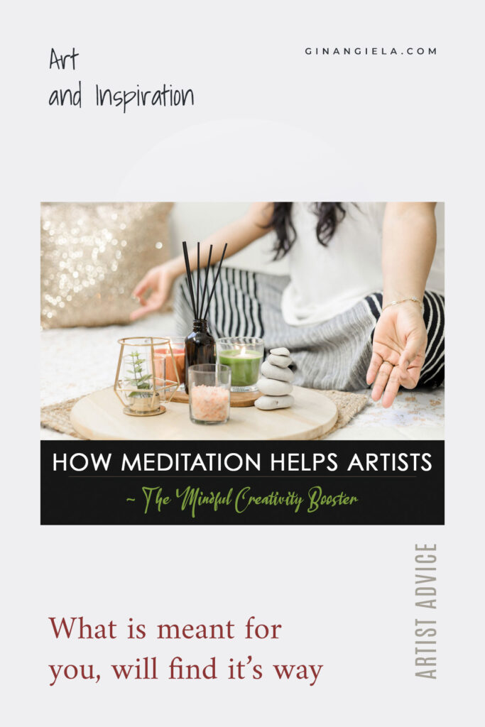 how meditation helps artists