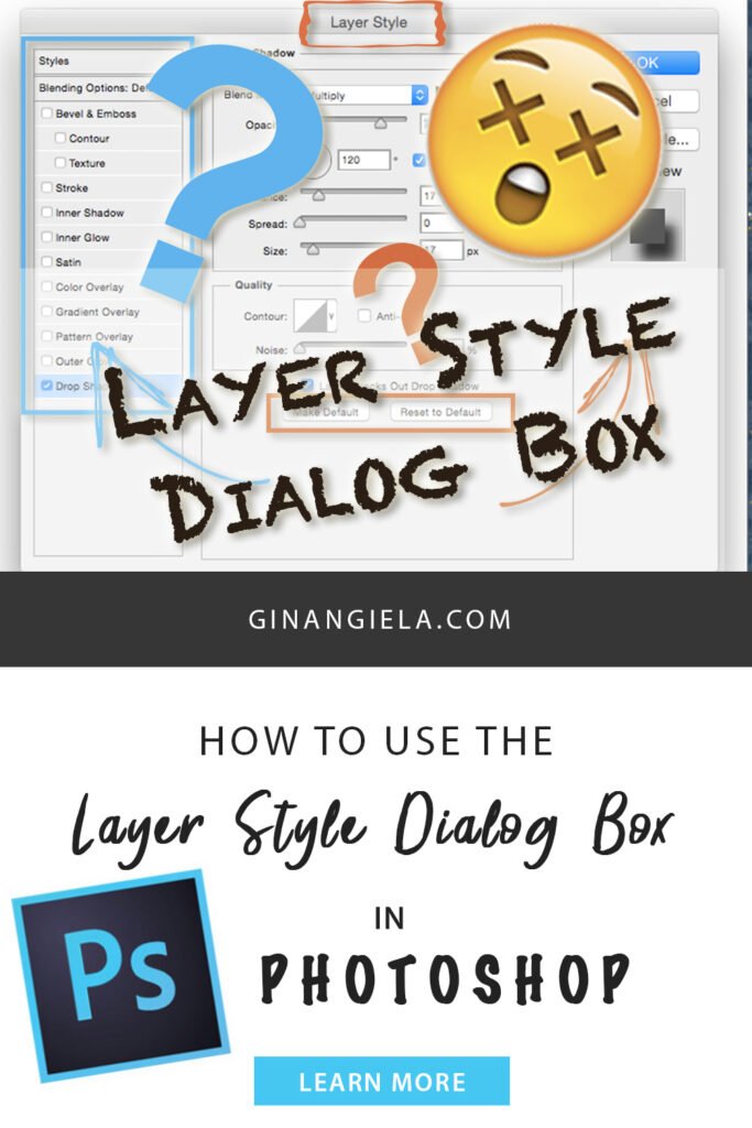 Layer Style Dialog Box in Photoshop