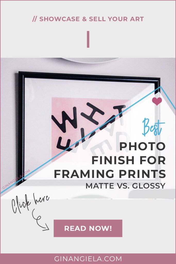 Best photo finish for framing art prints - matte vs glossy