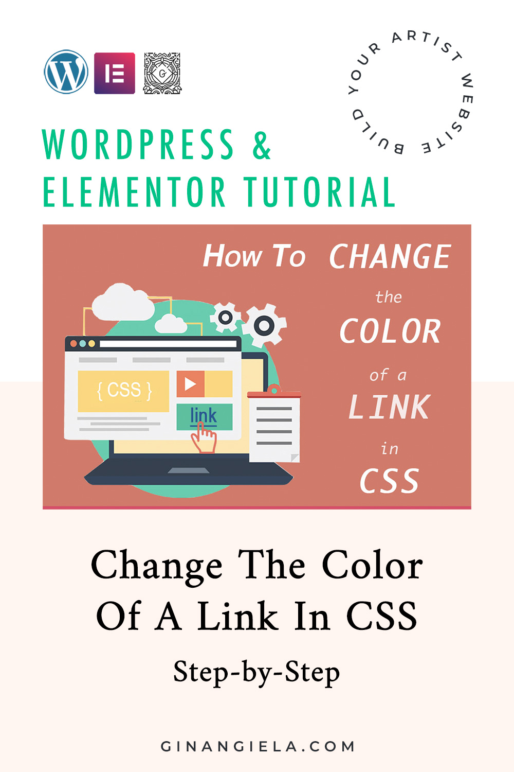 How To Change The Color Of A Link In CSS – WordPress + Elementor