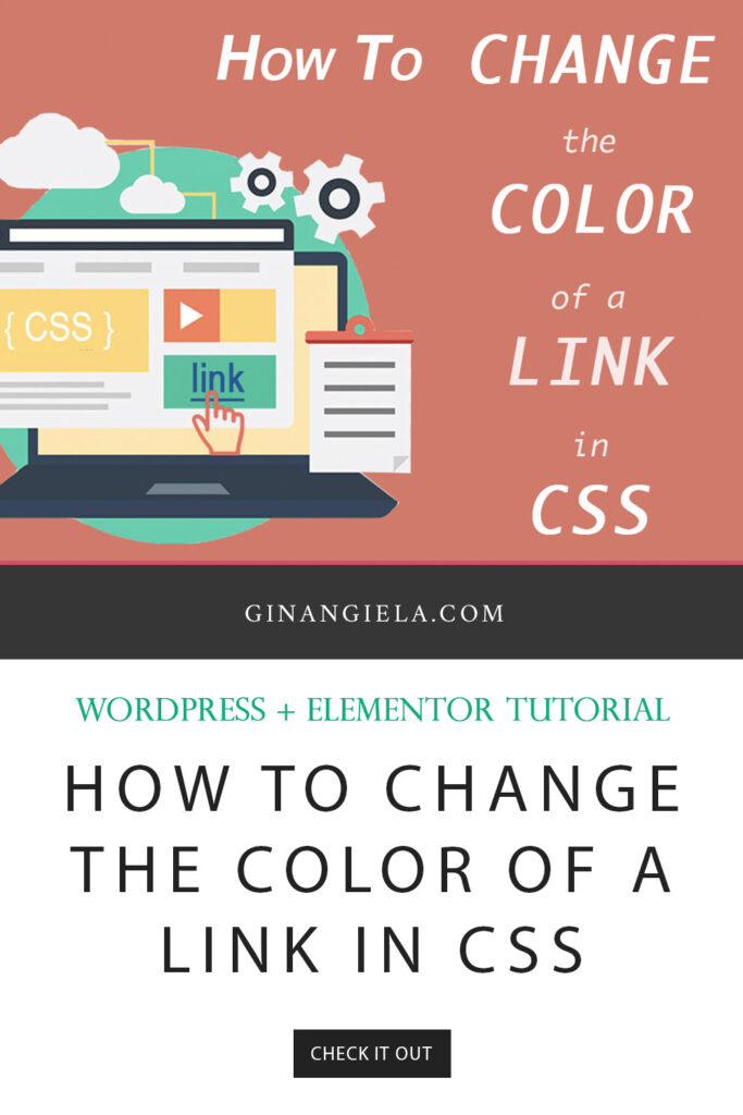 How to change the color of a link in CSS