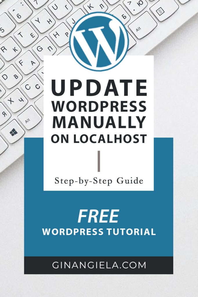 How to update WordPress manually on localhost