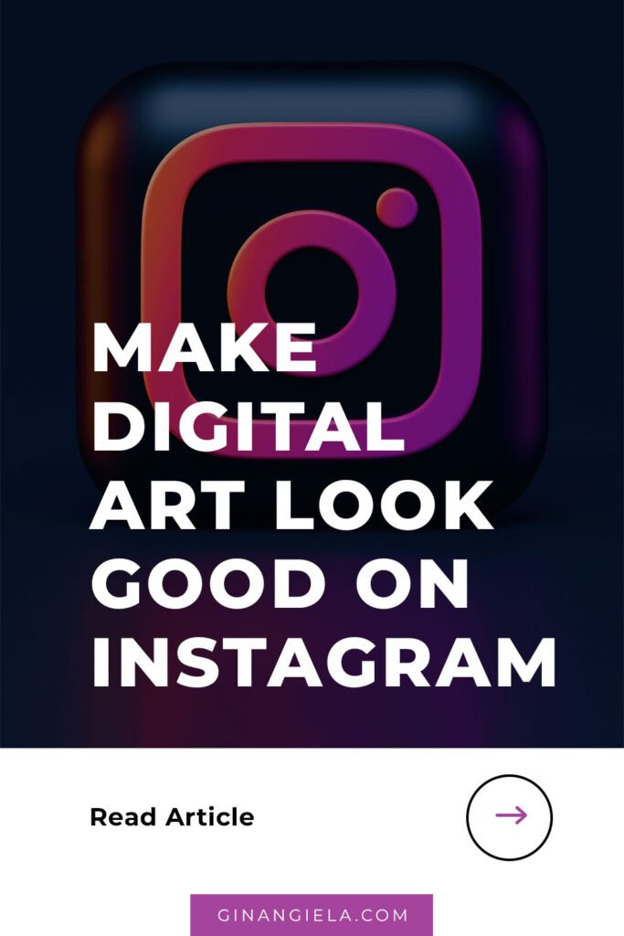 How to upload digital art to Instagram