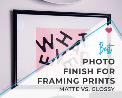 Best Photo Finish For Framing Art Prints – Matte vs Glossy
