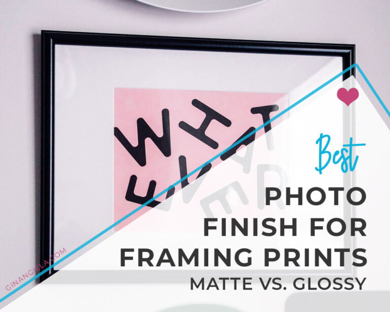 Best Photo Finish For Framing Art Prints Matte vs Glossy