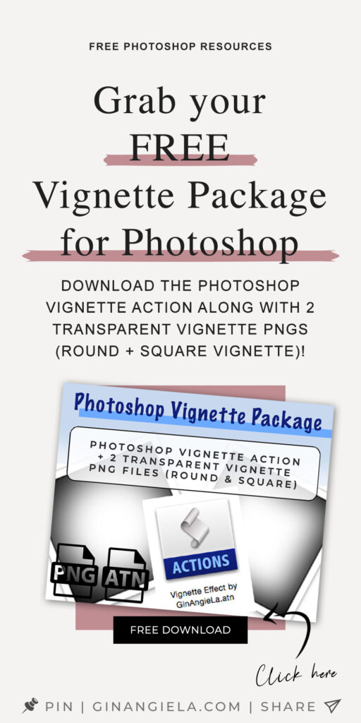 How to add a vignette filter in Photoshop