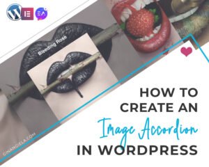 How to create an image accordion in WordPress