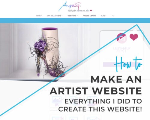 How To Make An Artist Website [Everything I Did To Create This Website!]
