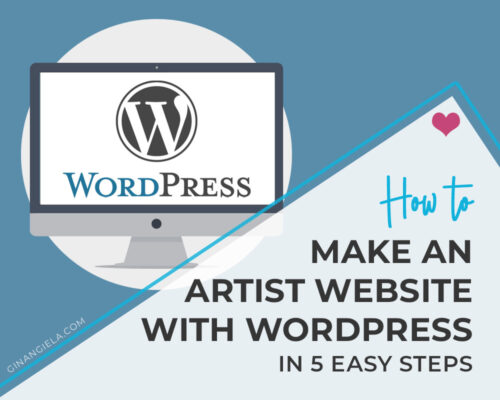 How To Make An Artist Website With WordPress In 5 EASY Steps