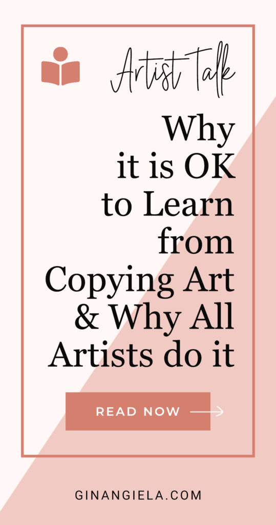 Is it OK learning from copying art?