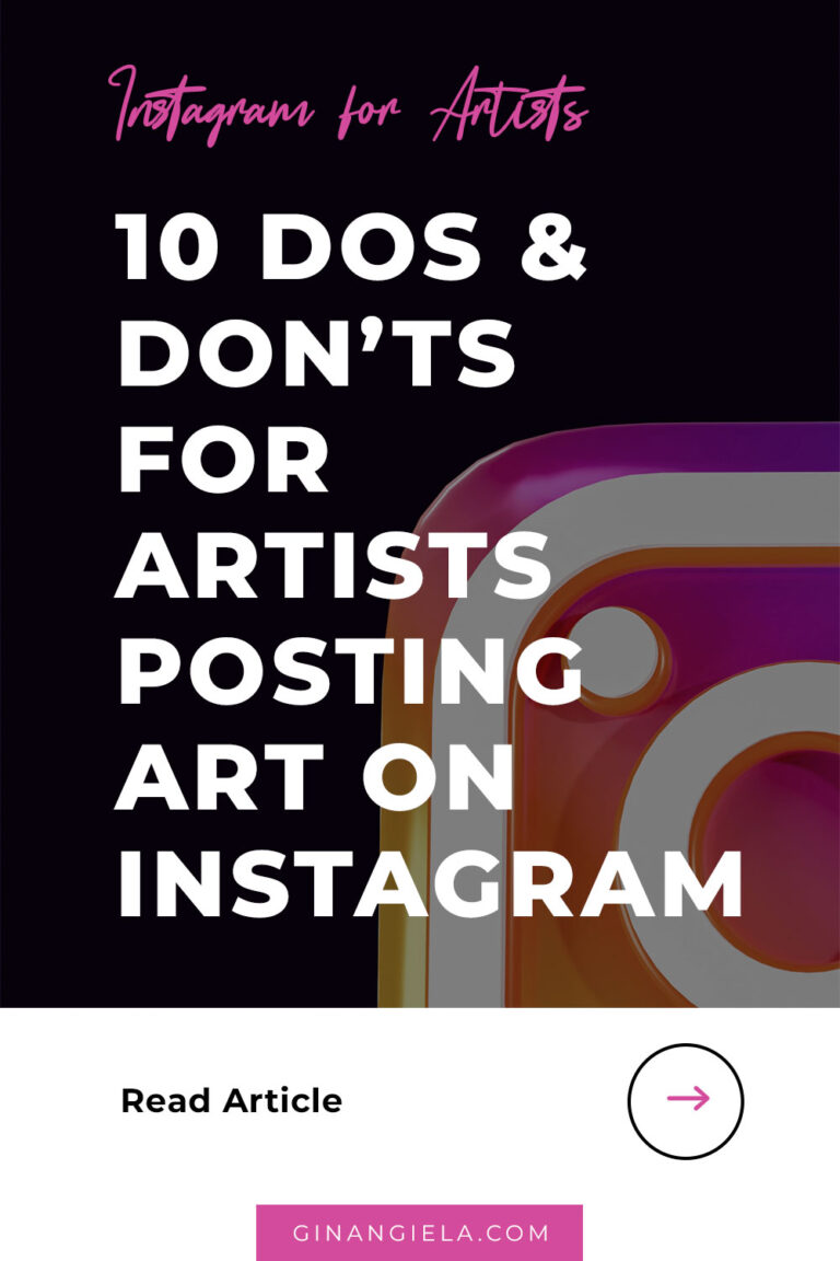 10 Dos Don Ts For Artists Posting Art On Instagram