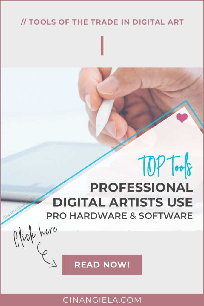 What tools do professional digital artists use?