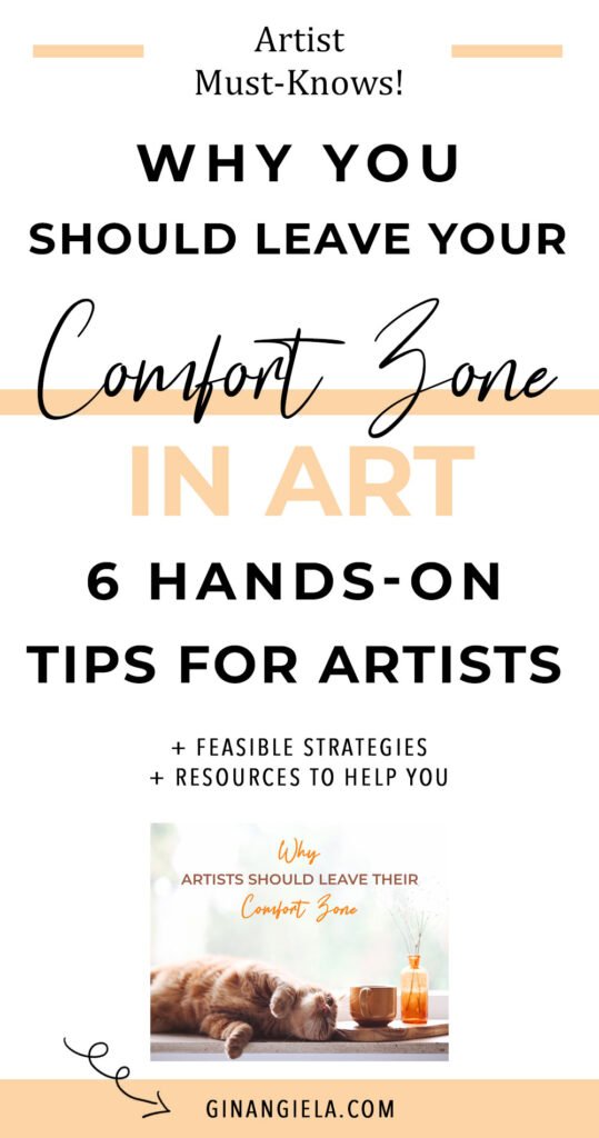 Why should artists leave their comfort zone?