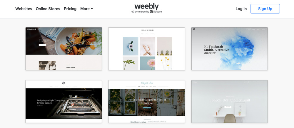 Weebly is among the best website hosts for artists because of its themes for photographers and artists.