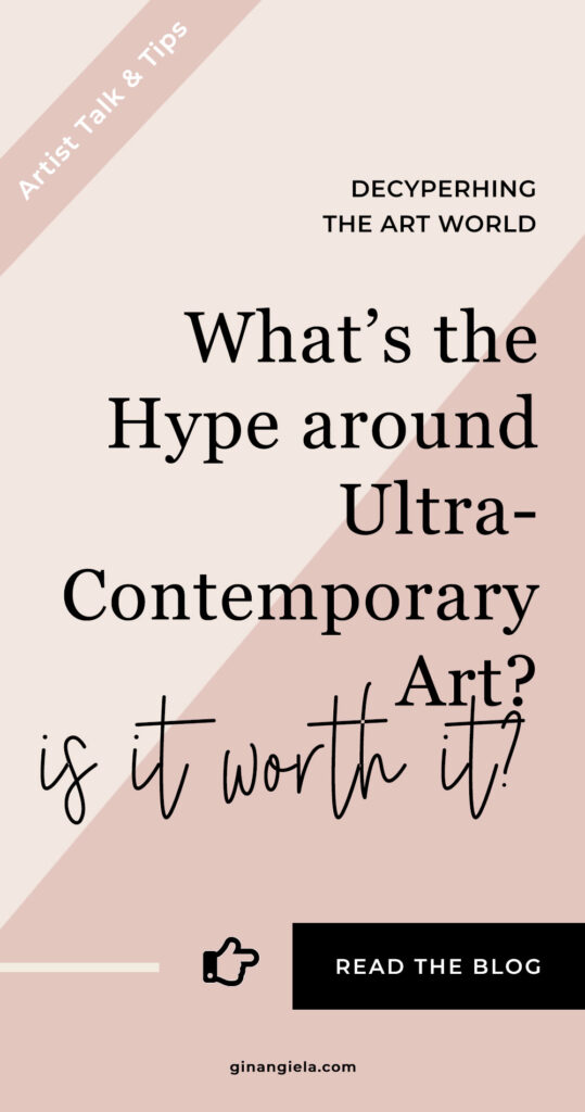 What is ultra-contemporary art?