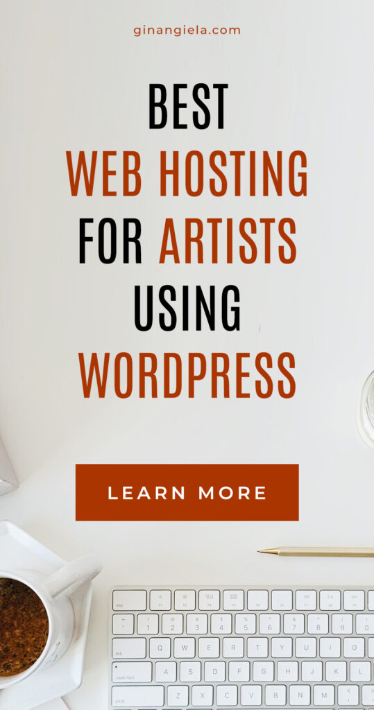 best web hosting for artists using WordPress