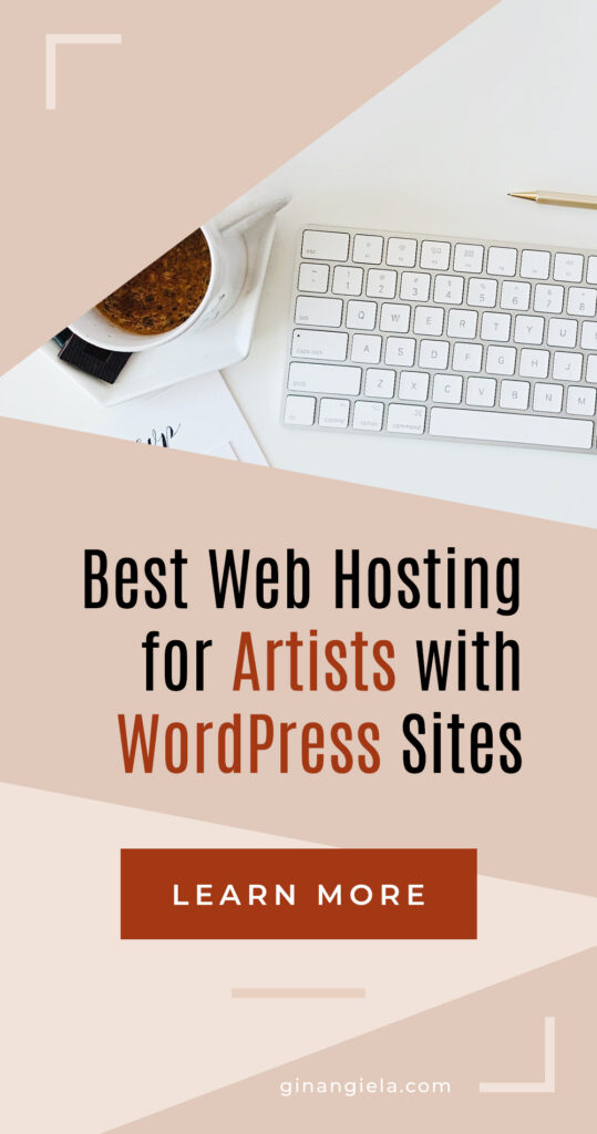 best web hosting for artists using WordPress