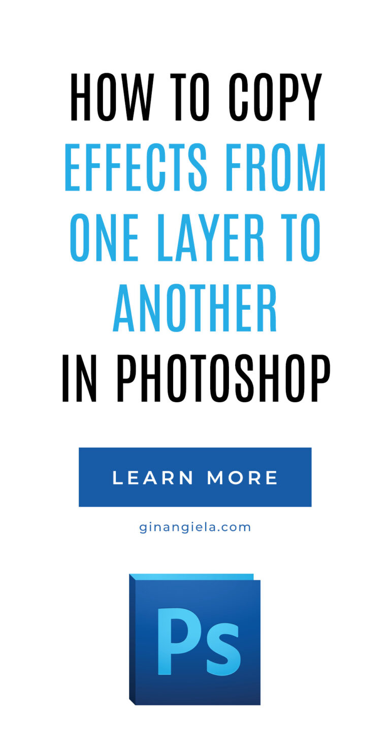 How To Copy Effects From One Layer To Another In Photoshop