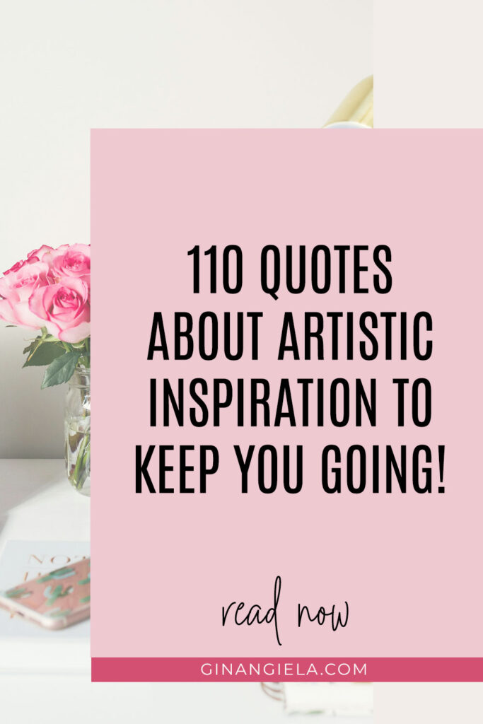 quotes about artistic inspiration