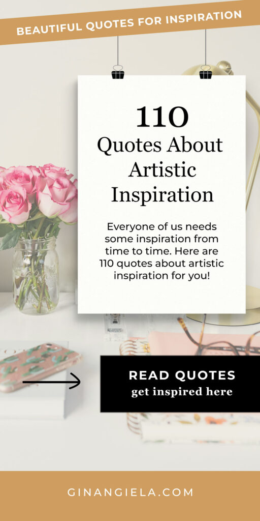 quotes about artistic inspiration