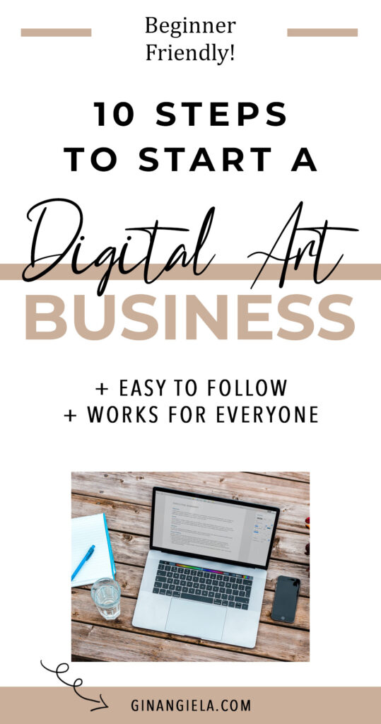 start a digital art business