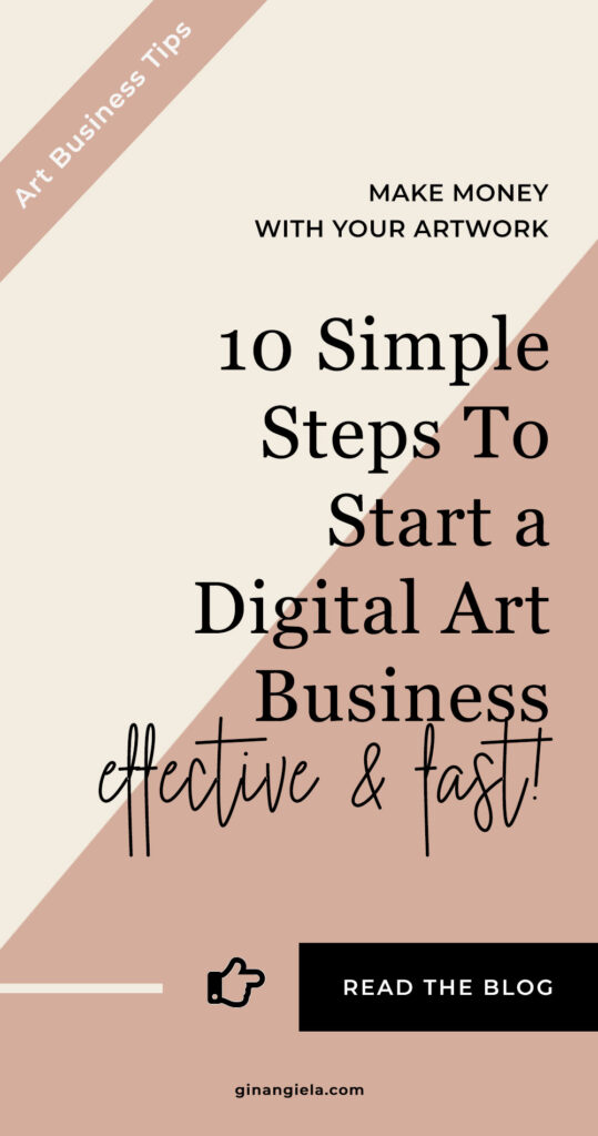 start a digital art business