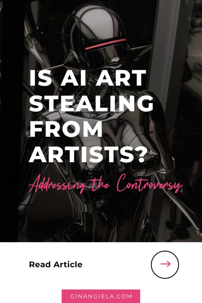 is AI art stealing from artists