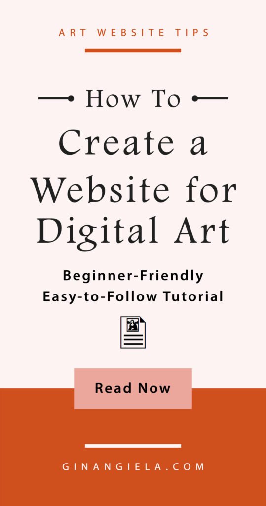 make a website for digital art
