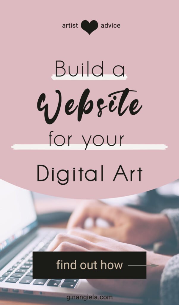 make a website for digital art