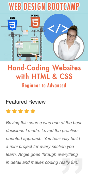 Web Design Bootcamp: Hand-Coding Websites with HTML & CSS *Zero to Hero*