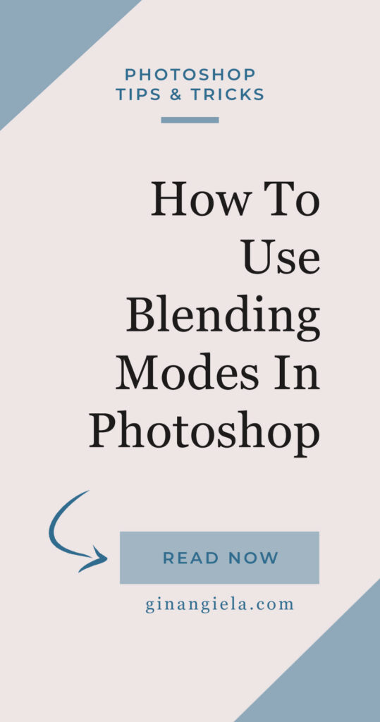 use blending modes in Photoshop