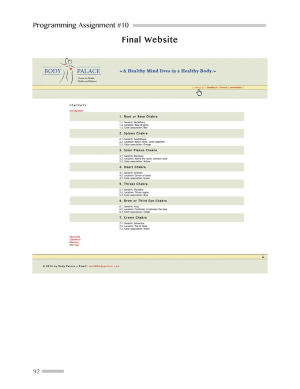 Web Design Bootcamp (Programming Assignment #10)