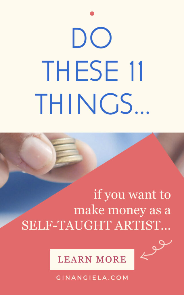 make money as a self-taught artist