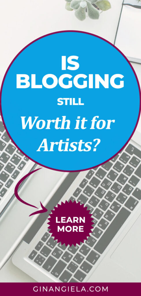 should you make an art blog