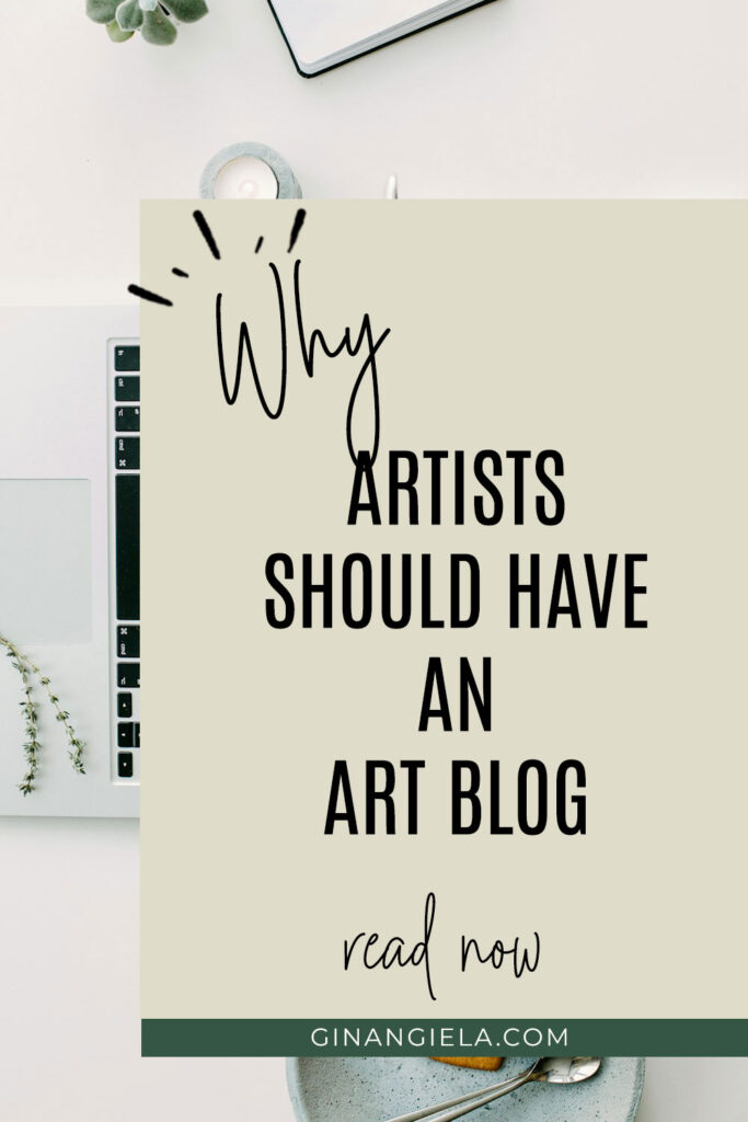 should you make an art blog