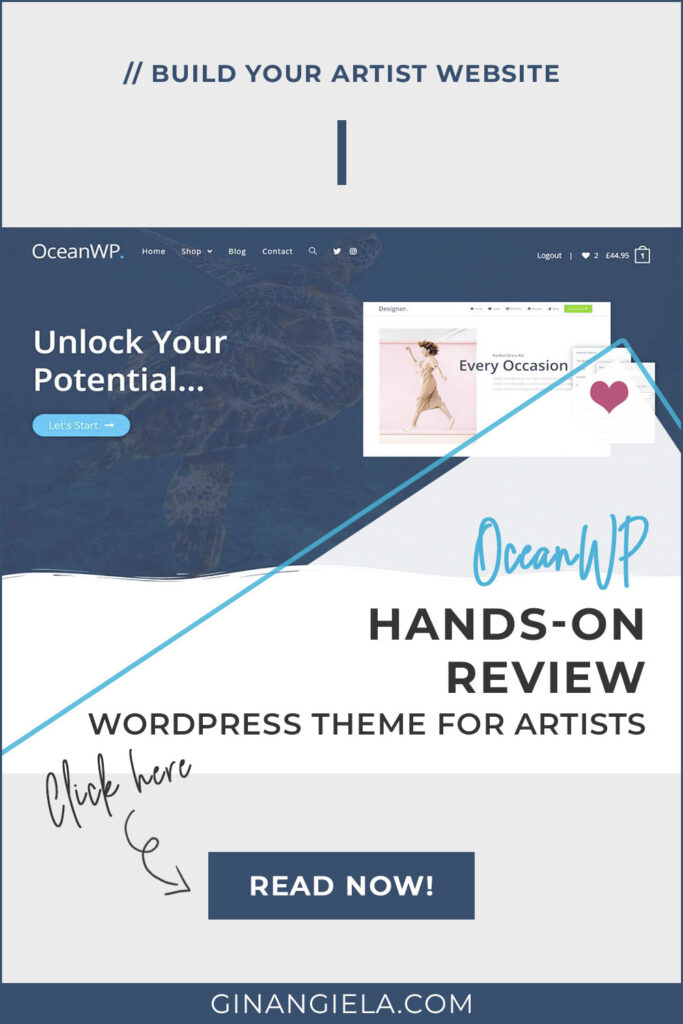 OceanWP Review: is it a good theme for artists?