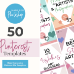 50 High-Conversion Pinterest Pin Templates For Photoshop