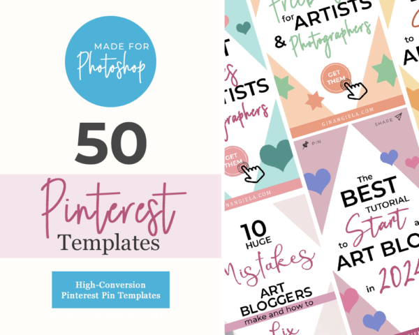 High-Conversion Pinterest Pin Templates for Photoshop