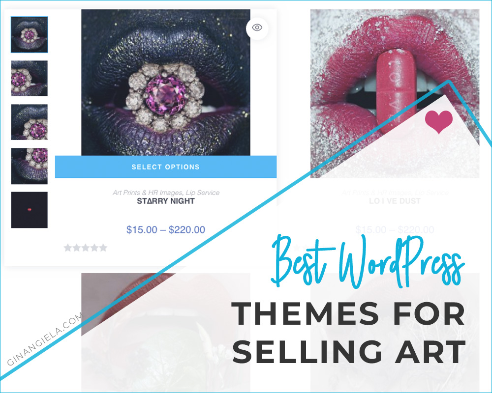 Best WordPress themes for selling art