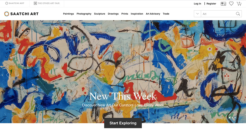 Saatchi provides artists with a free guide to sell their own art prints on the platform