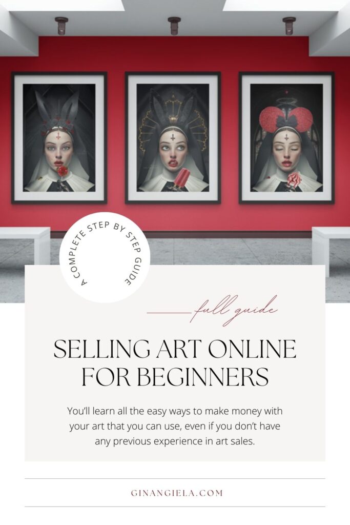 full guide to selling art online for beginners