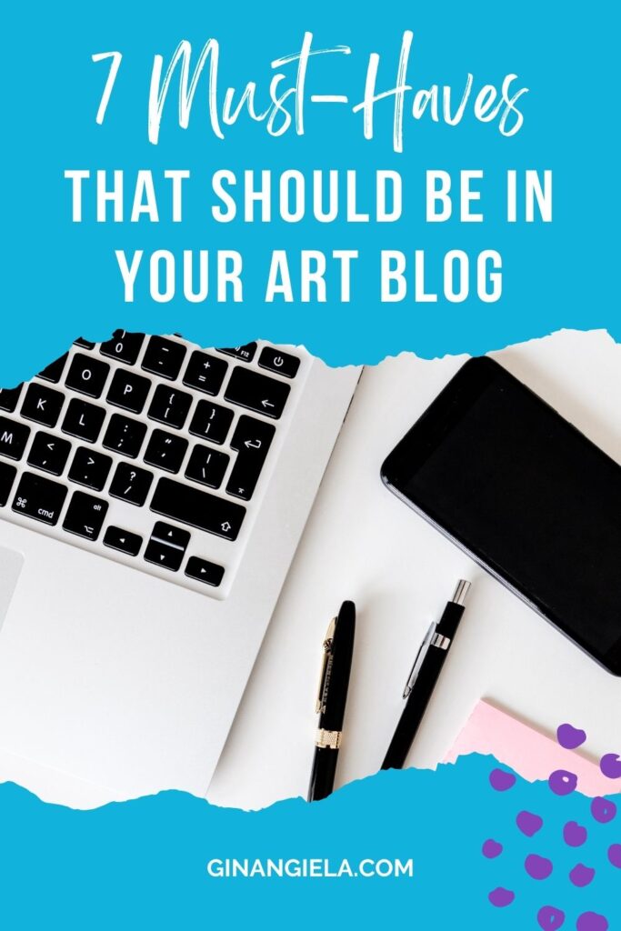 must-haves of an art blog