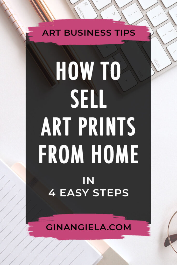 sell art prints from home